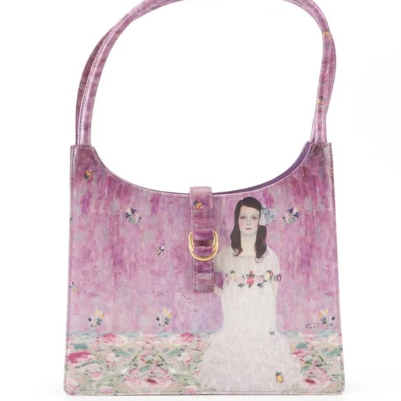 Gustav Klimt Lovers: Elegant Contemporary Handbag: "The Lady in Gold" Print - Picture 1 of 1